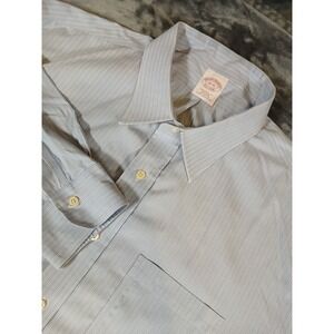 Brooks Brothers Mens Shirt SZ 18-35  Button Up Dress Long Sleeve  Non Iron